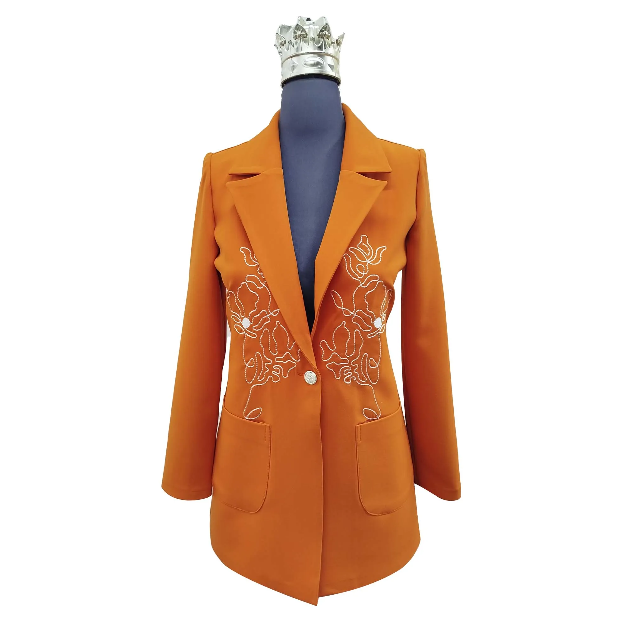کت,مجلسی,زنانه,مدل,مازراتی,نارنجی