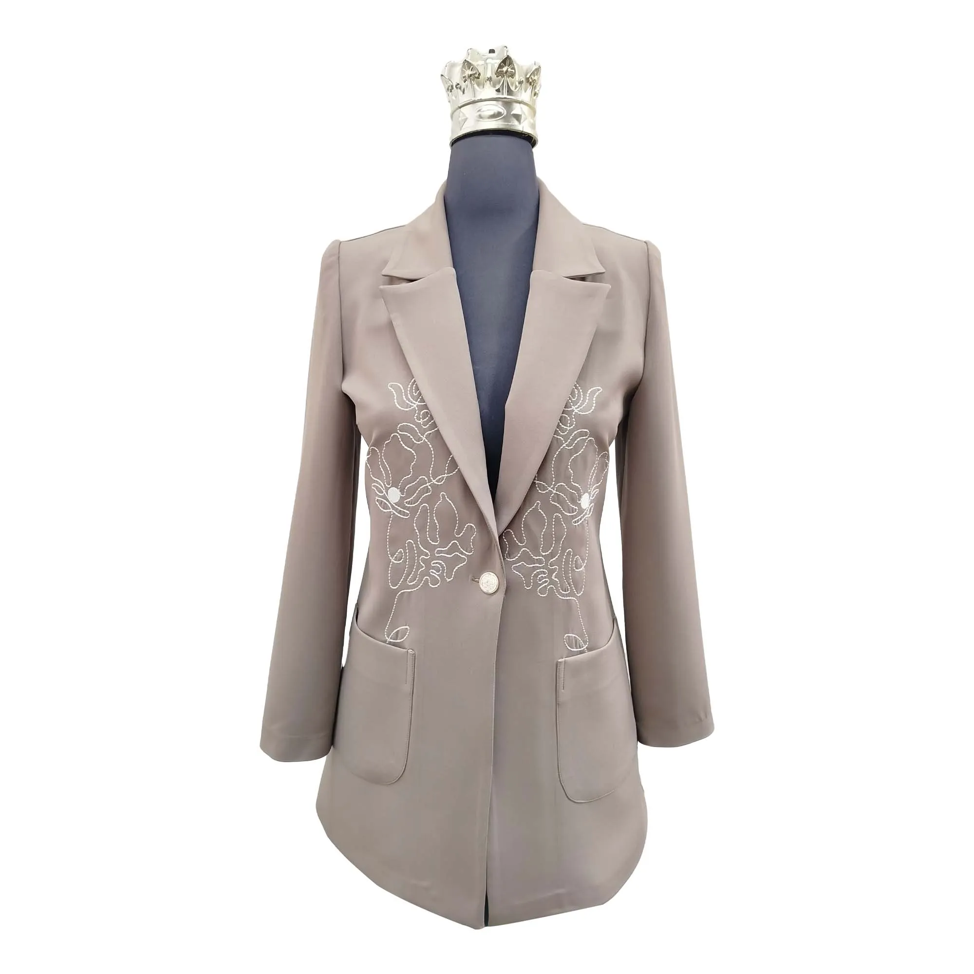 کت,مجلسی,زنانه,مدل,مازراتی,خاکستری