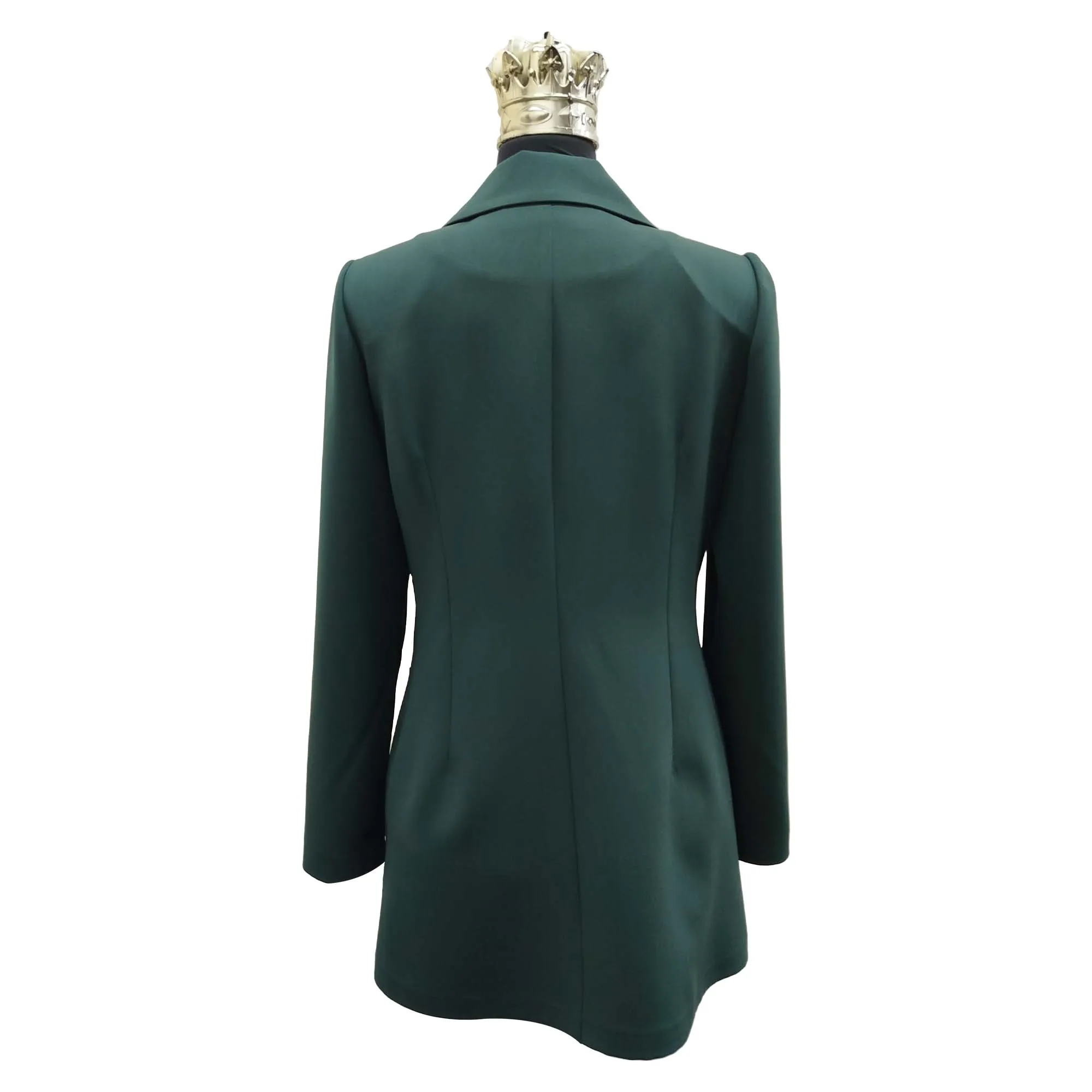 کت مجلسی زنانه مدل مازراتی سبز لجنی